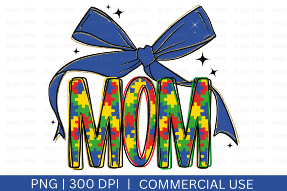 Autism Mom Coquette Bow PNG Review for Embroidery Projects