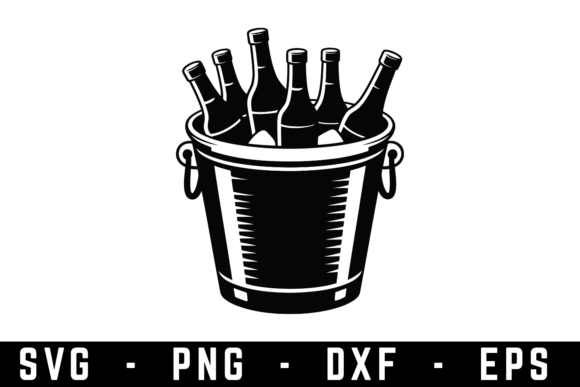 Beer Bottles Svg Cut File for Graphics and Crafts