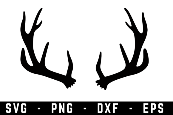 Deer Horn Svg: Graphics for Crafts and Creative Projects