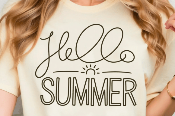 Hello Summer Svg Graphics