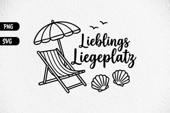 Lieblings Liegeplatz SVG PNG Design