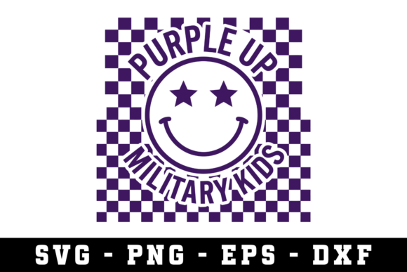 Purple Up Military Kids SVG: A Versatile Graphic Design Asset for Crafts and Content